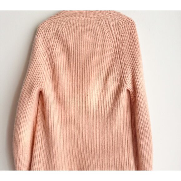 TSE Peach Pink Cashmere Long Cardigan M - Picture 5 of 5